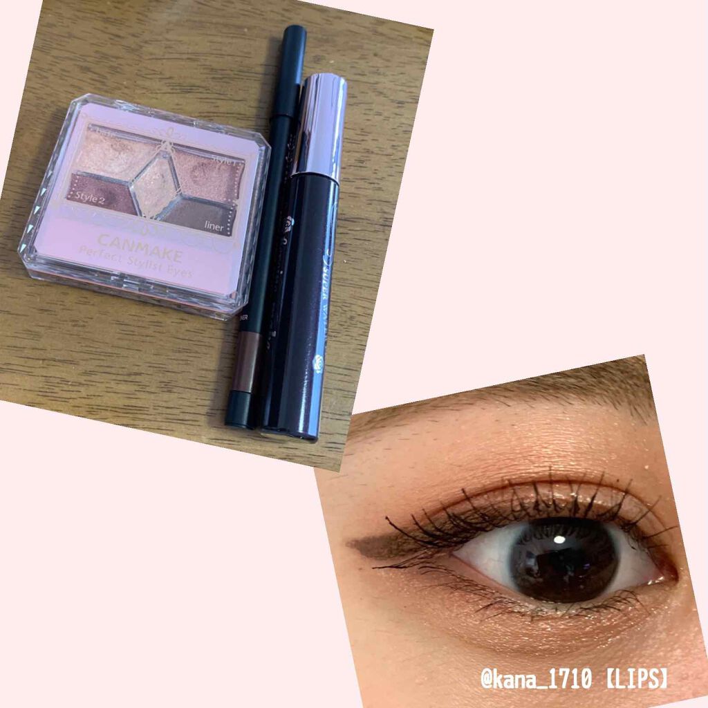 Starry Eyes Am9 to Pm9 Gel Eyeliner 02 #Glam Mocha/lilybyred/ジェルアイライナーを使ったクチコミ（1枚目）