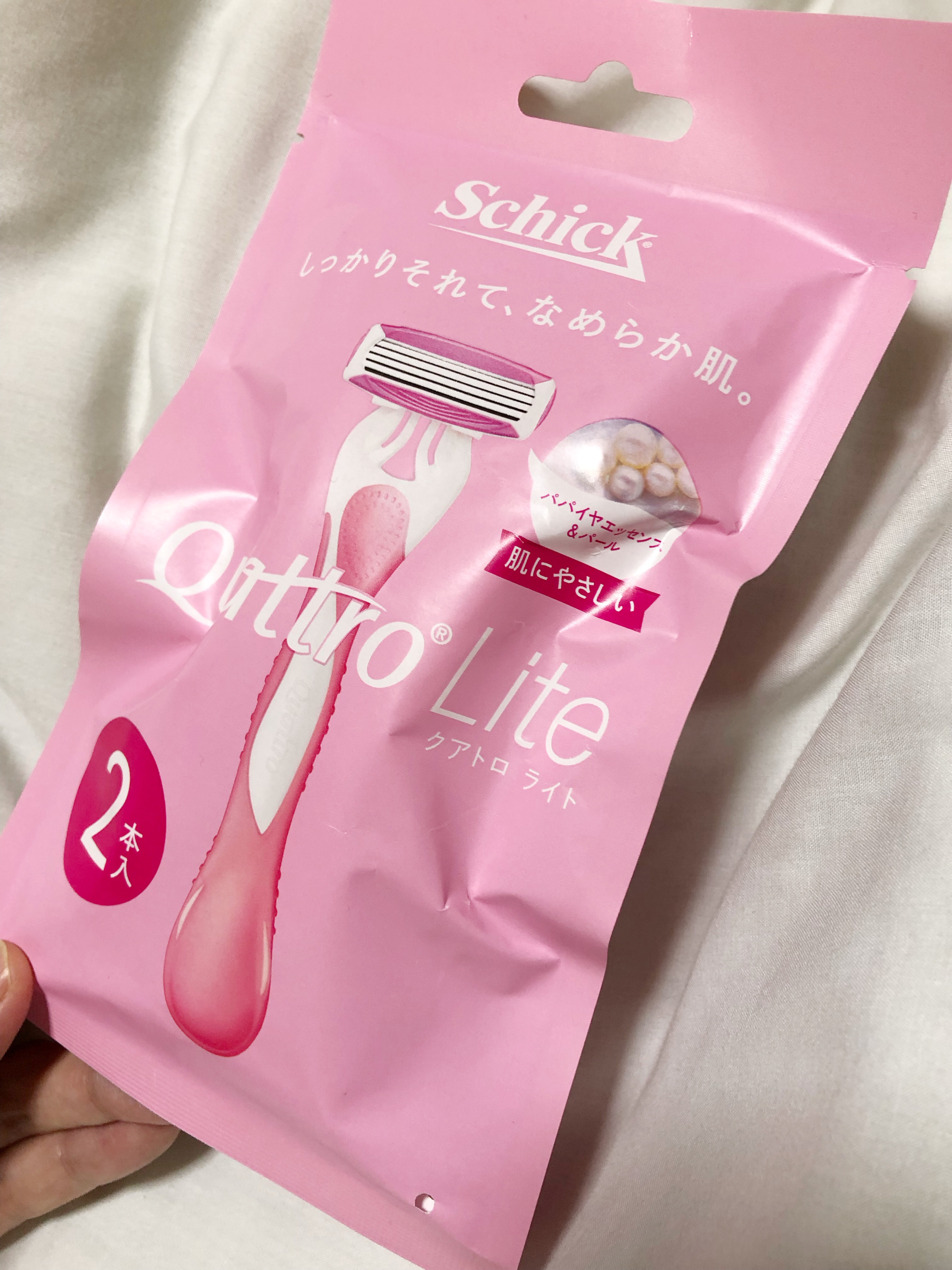 クアトロライト （２本入）/シック/シェーバーを使ったクチコミ（2枚目）