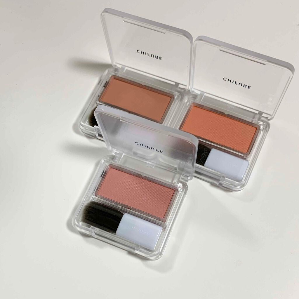 パウダー チーク/ちふれ/パウダーチークを使ったクチコミ(2枚目)