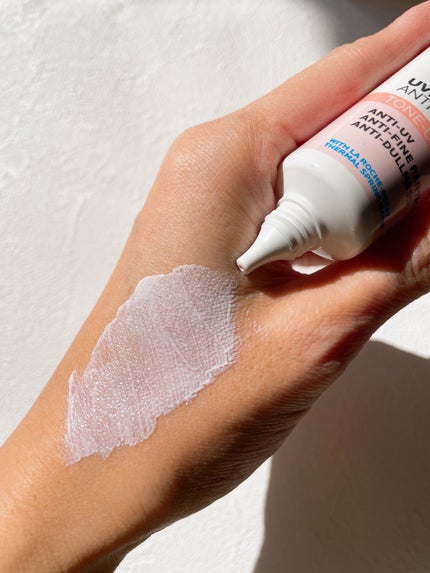 UVイデア XL プロテクショントーンアップ ローズ/ラ ロッシュ ポゼ/日焼け止めクリームを使ったクチコミ(4枚目)