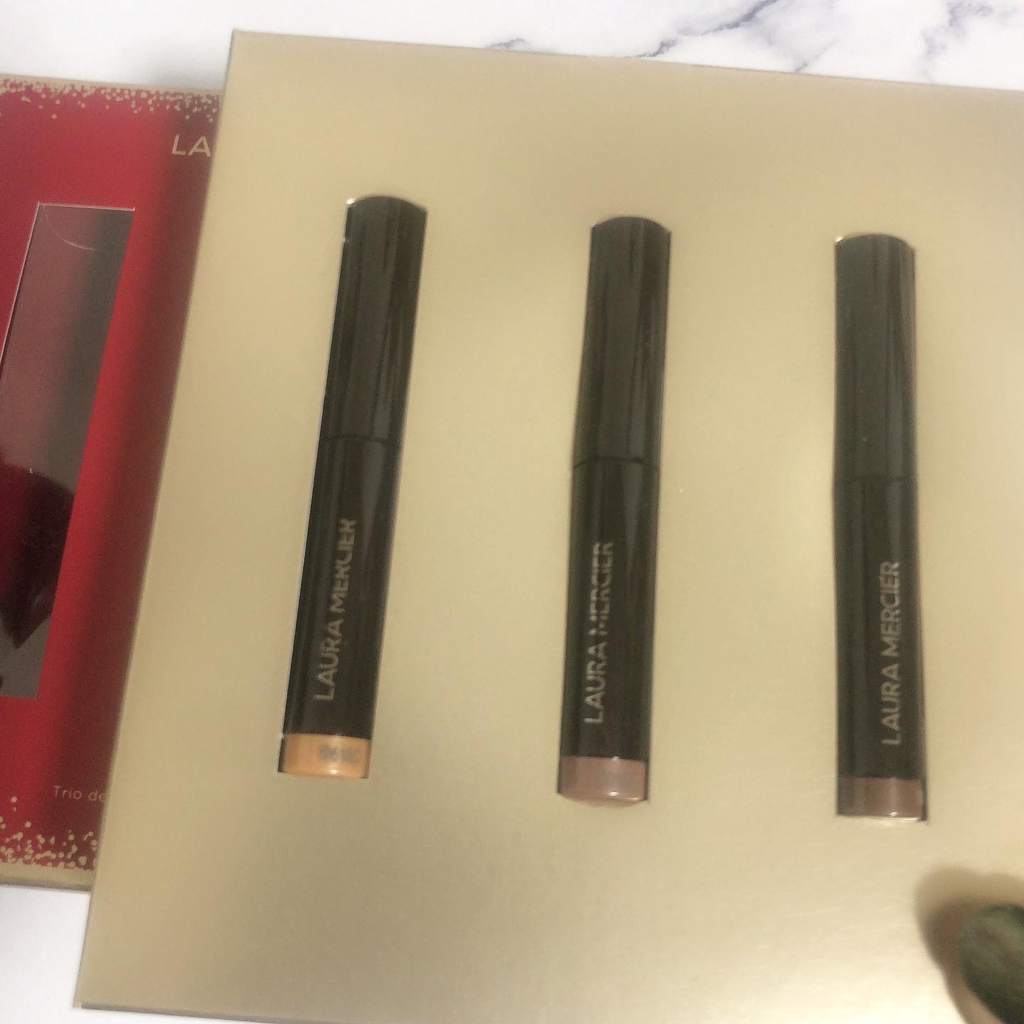 キャビアスティック アイカラー 03 Cocoa（ミニ）/ローラ メルシエ/スティックアイシャドウを使ったクチコミ（3枚目）