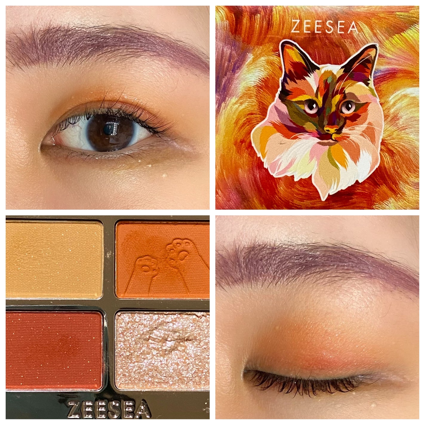 アニマルアイシャドウ(4シェード)/ZEESEA/アイシャドウパレットを使ったクチコミ(3枚目)