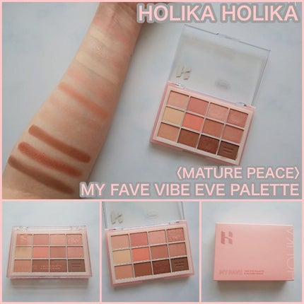 マイフェイブバイブアイパレット/HOLIKA HOLIKA/アイシャドウパレットを使ったクチコミ(1枚目)