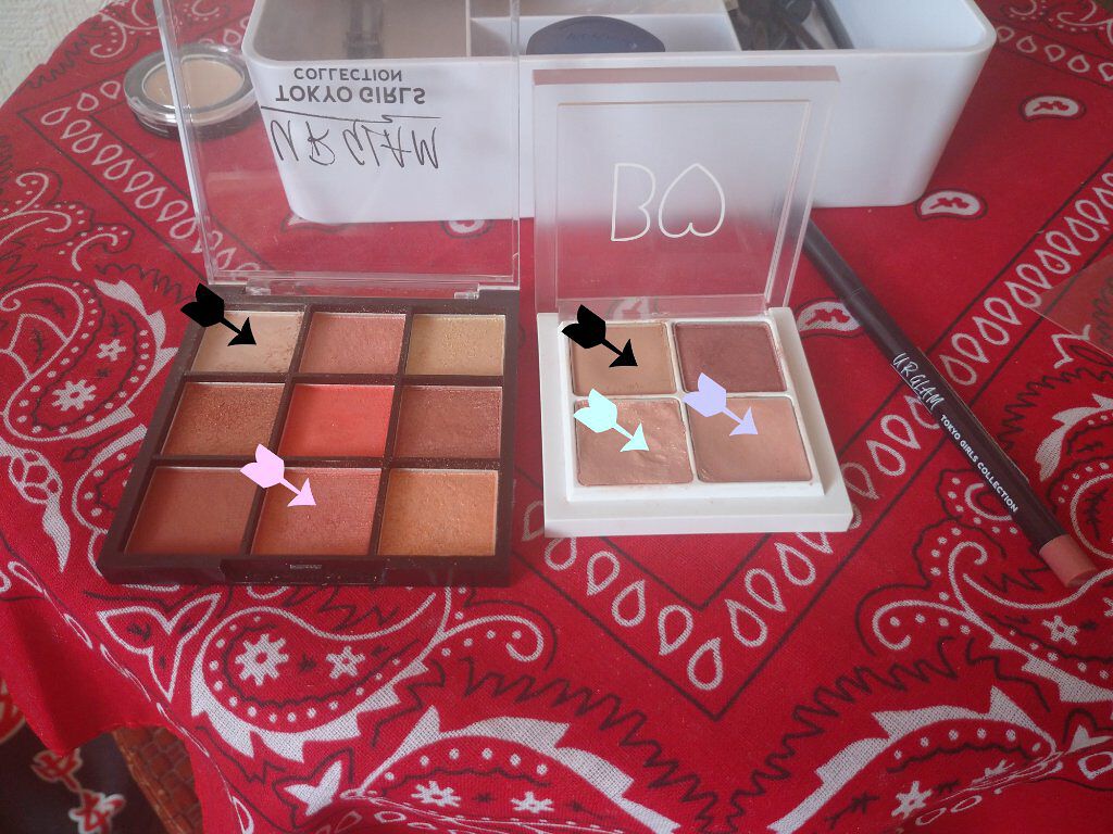 UR GLAM　BLOOMING EYE COLOR PALETTE/U R GLAM/アイシャドウパレットを使ったクチコミ（1枚目）