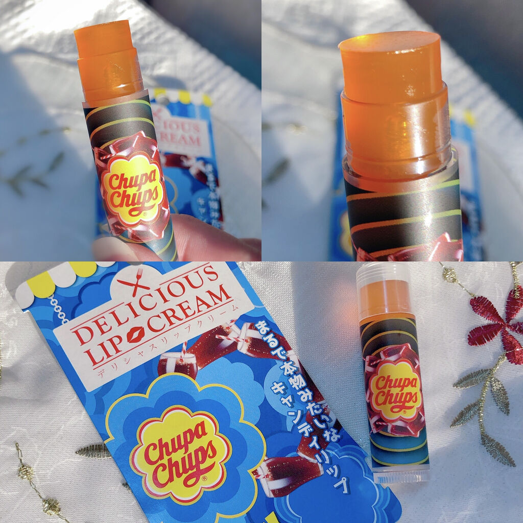 デリシャスリップクリーム Chupa Chups（チュッパチャプス）/デリシャスリップクリーム/リップクリームを使ったクチコミ（3枚目）