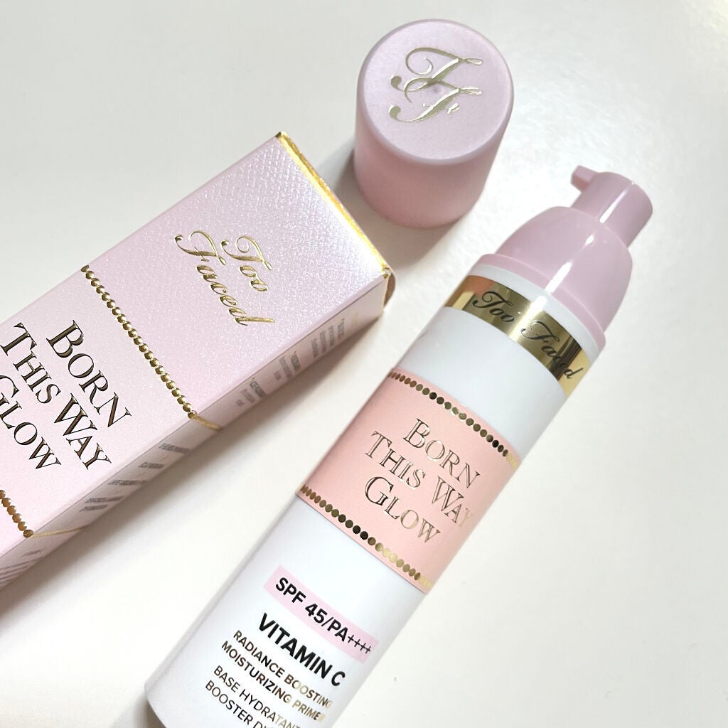 ボーン ディス ウェイ グロウ モイスチュアライジング メイクアップ プライマー/Too Faced/化粧下地を使ったクチコミ(8枚目)