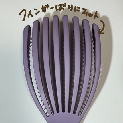 フィンガーフレックスブラシ/マペペ/ヘアブラシを使ったクチコミ(2枚目)