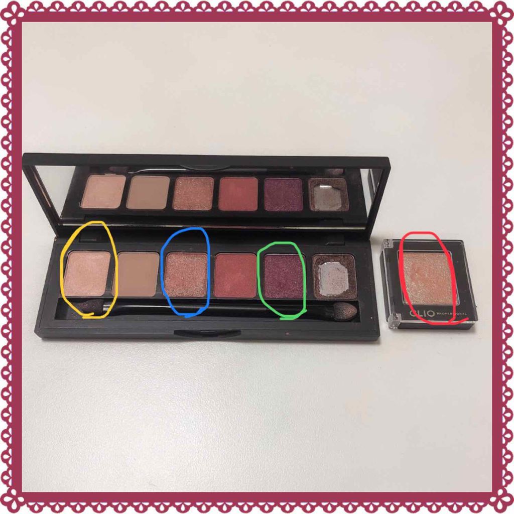 マイシャドウパレット/play on make/アイシャドウパレットを使ったクチコミ（2枚目）