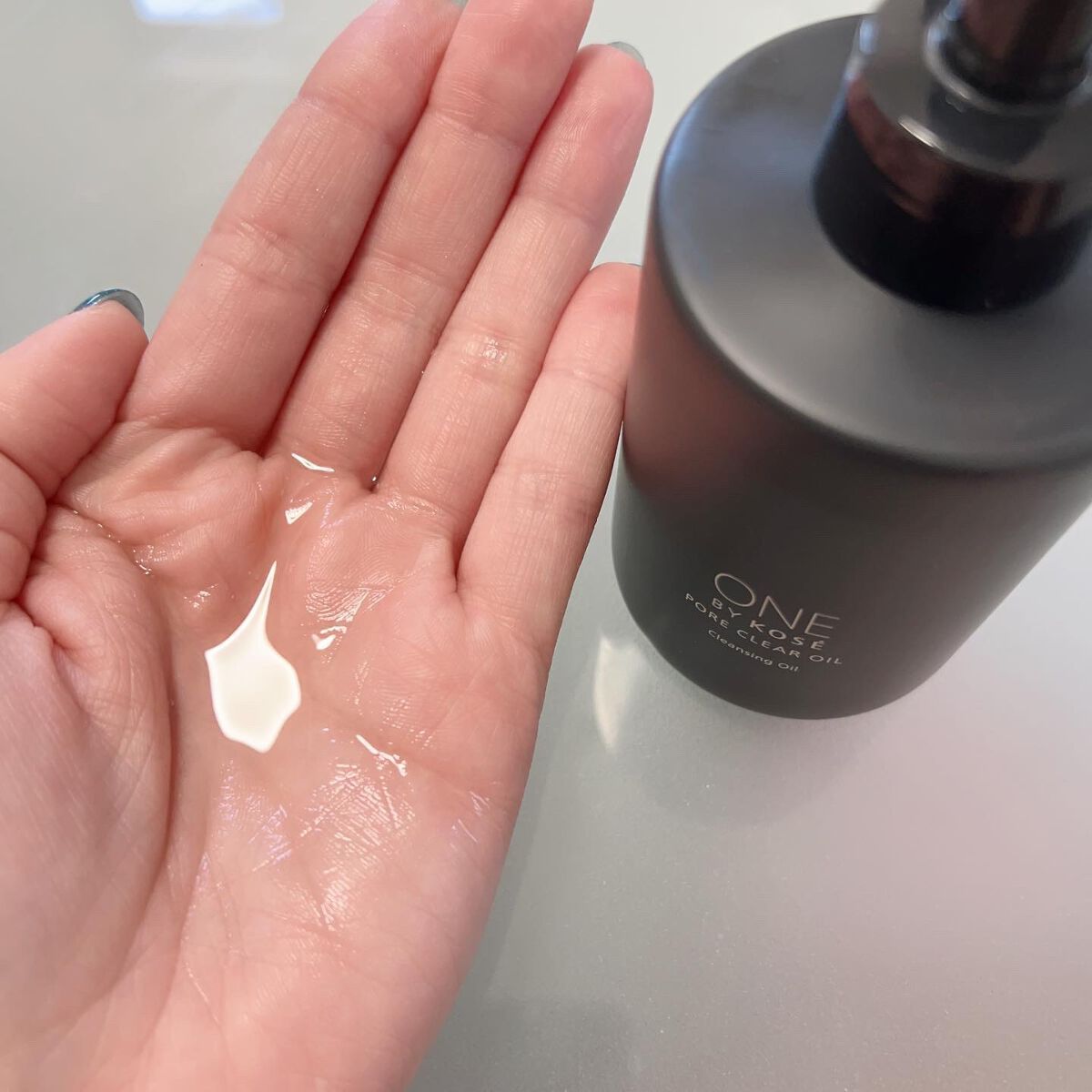 ポアクリア オイル/ONE BY KOSE/オイルクレンジングを使ったクチコミ（2枚目）