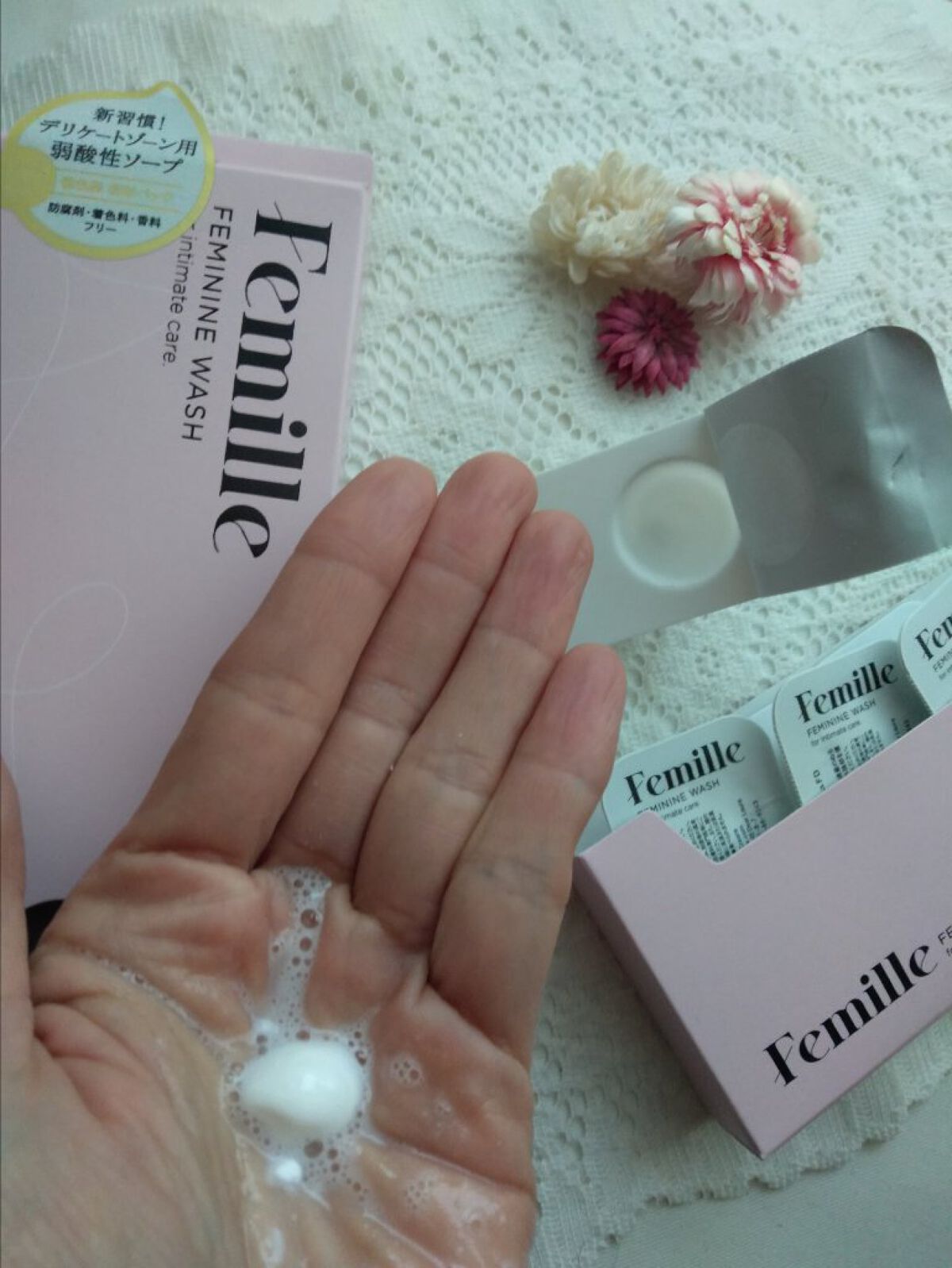 フェミニンウォッシュFD 8 packs/Femille/デリケートゾーンケアを使ったクチコミ（3枚目）