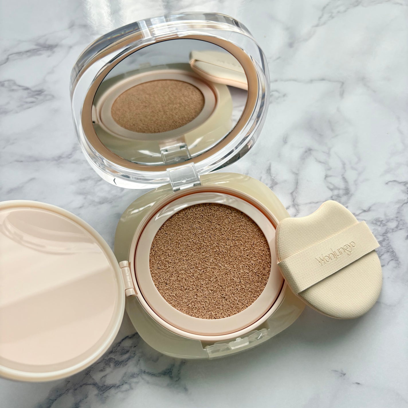 ウォンジョンヨ プロ パーフェクティングクッション ナチュラル/Wonjungyo/クッションファンデーションを使ったクチコミ(2枚目)