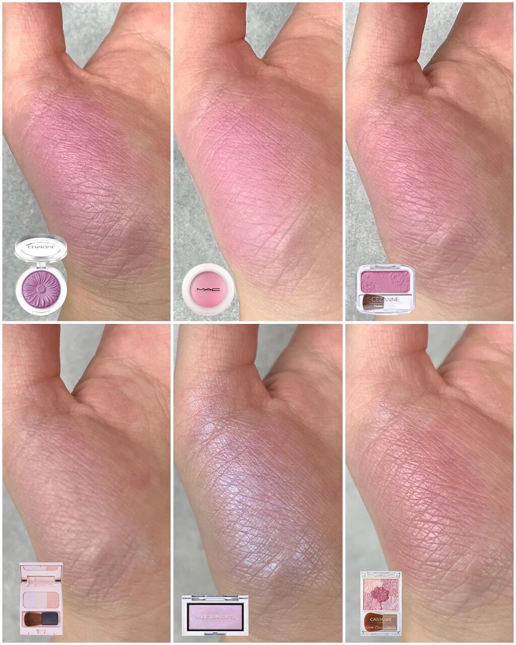 グロウフルールチークス/キャンメイク/パウダーチークを使ったクチコミ(9枚目)
