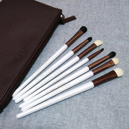 SIXPLUS ホワイトパール アイメイクブラシ 7本セット/SIXPLUS/メイクブラシを使ったクチコミ(6枚目)