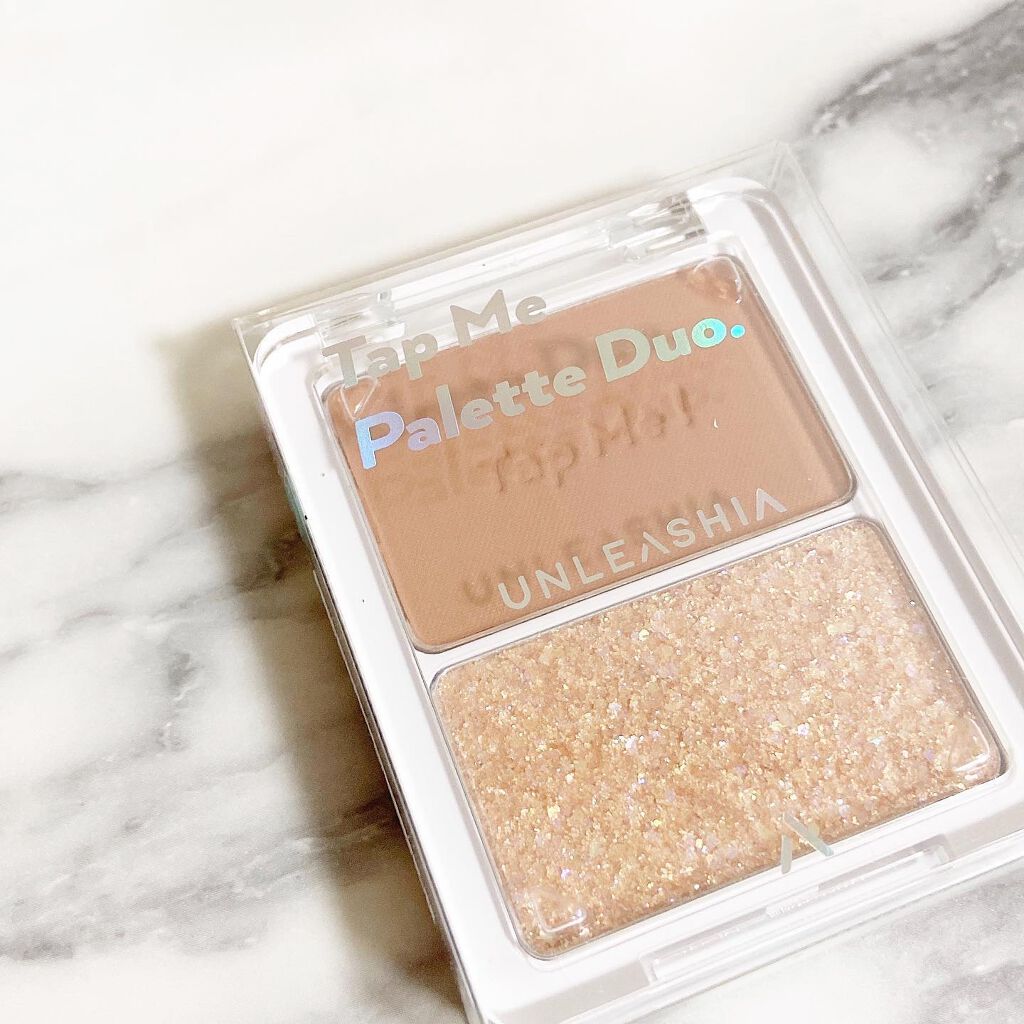タップミー パレットデュオ No.2 グルーピィ/unleashia/アイシャドウパレットを使ったクチコミ（3枚目）