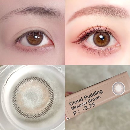 Cloud Pudding /chuu LENS/カラーコンタクトレンズを使ったクチコミ(2枚目)