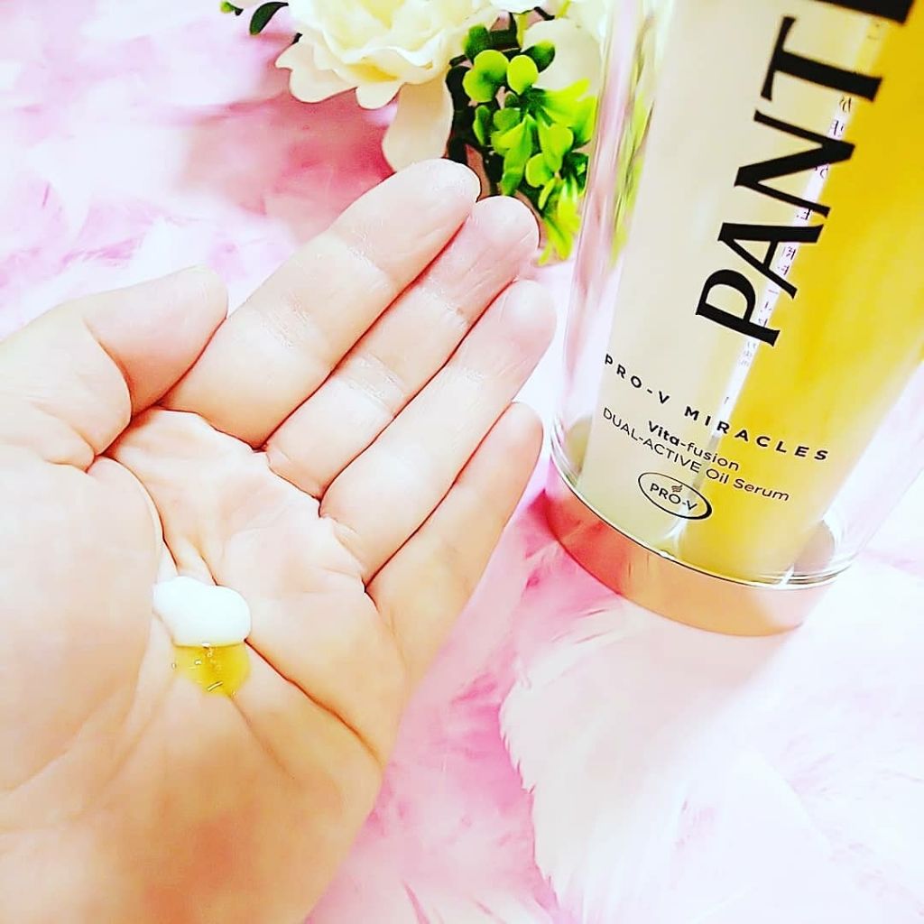 デュアル アクティブ オイルセラム/パンテーン/ヘアオイルを使ったクチコミ(2枚目)