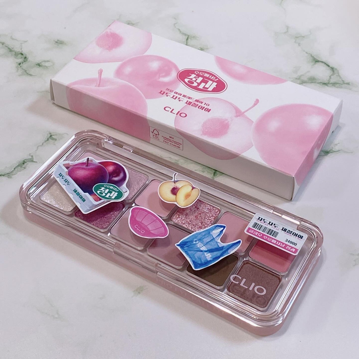 プロ アイ パレット エアー/CLIO/アイシャドウパレットを使ったクチコミ(8枚目)