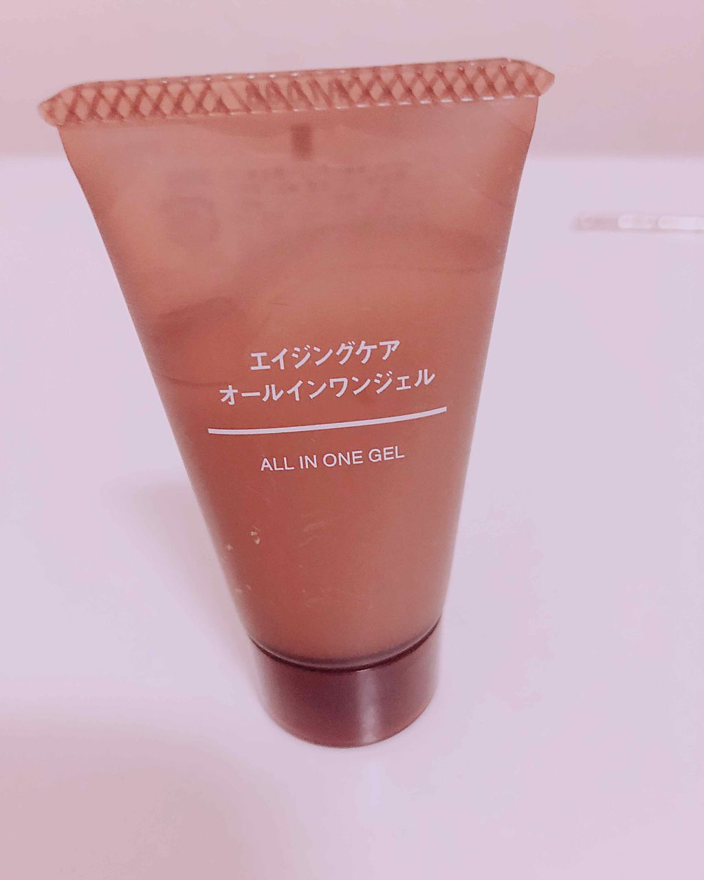 無印良品  エイジングケアオールインワンジェルのクチコミ「無印良品
☆エイジングケアオールインワンジェル☆

このオールインワンジェル、すごく気になって.....」（1枚目）