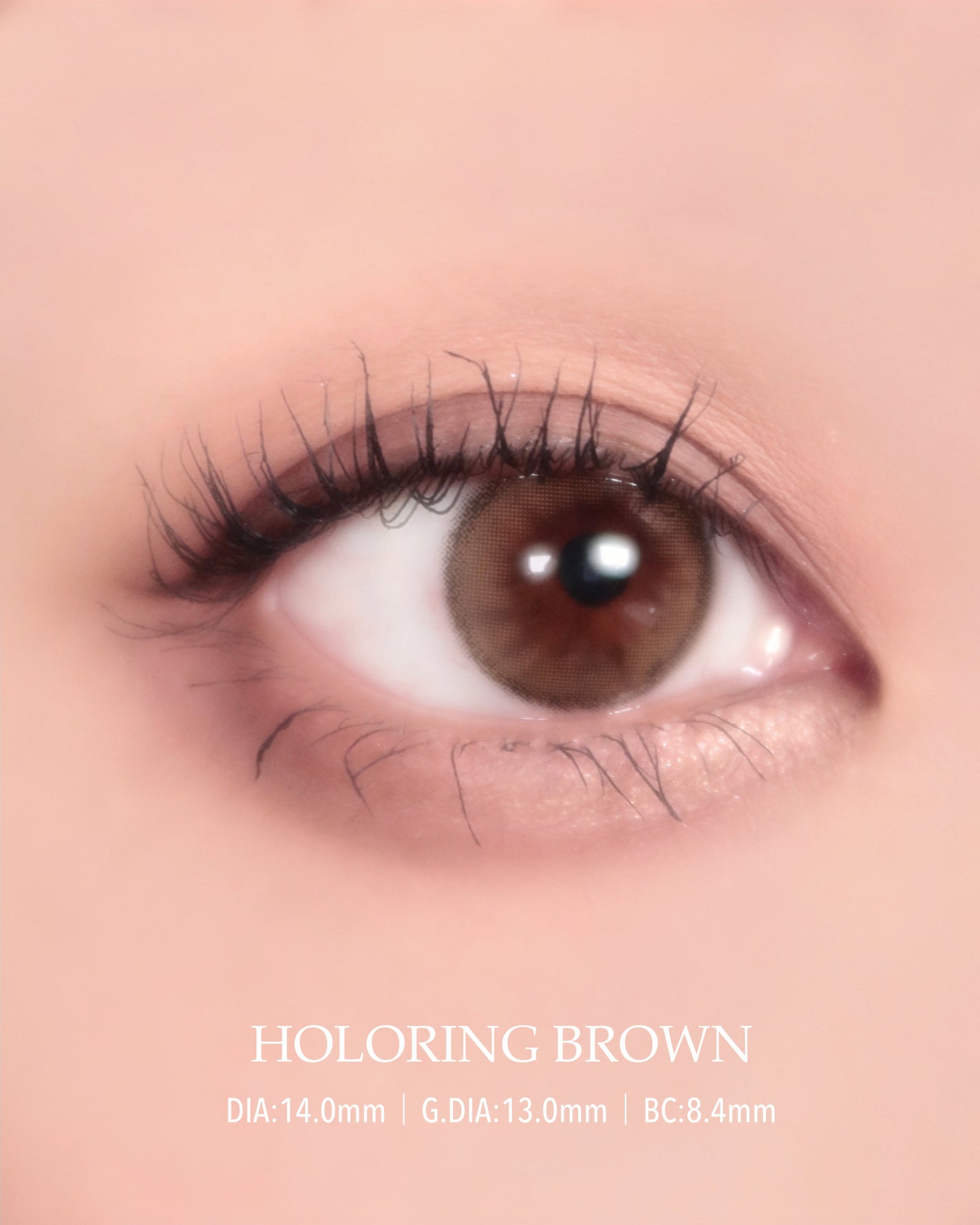 ホロリングブラウン/LENSME/カラーコンタクトレンズを使ったクチコミ(4枚目)