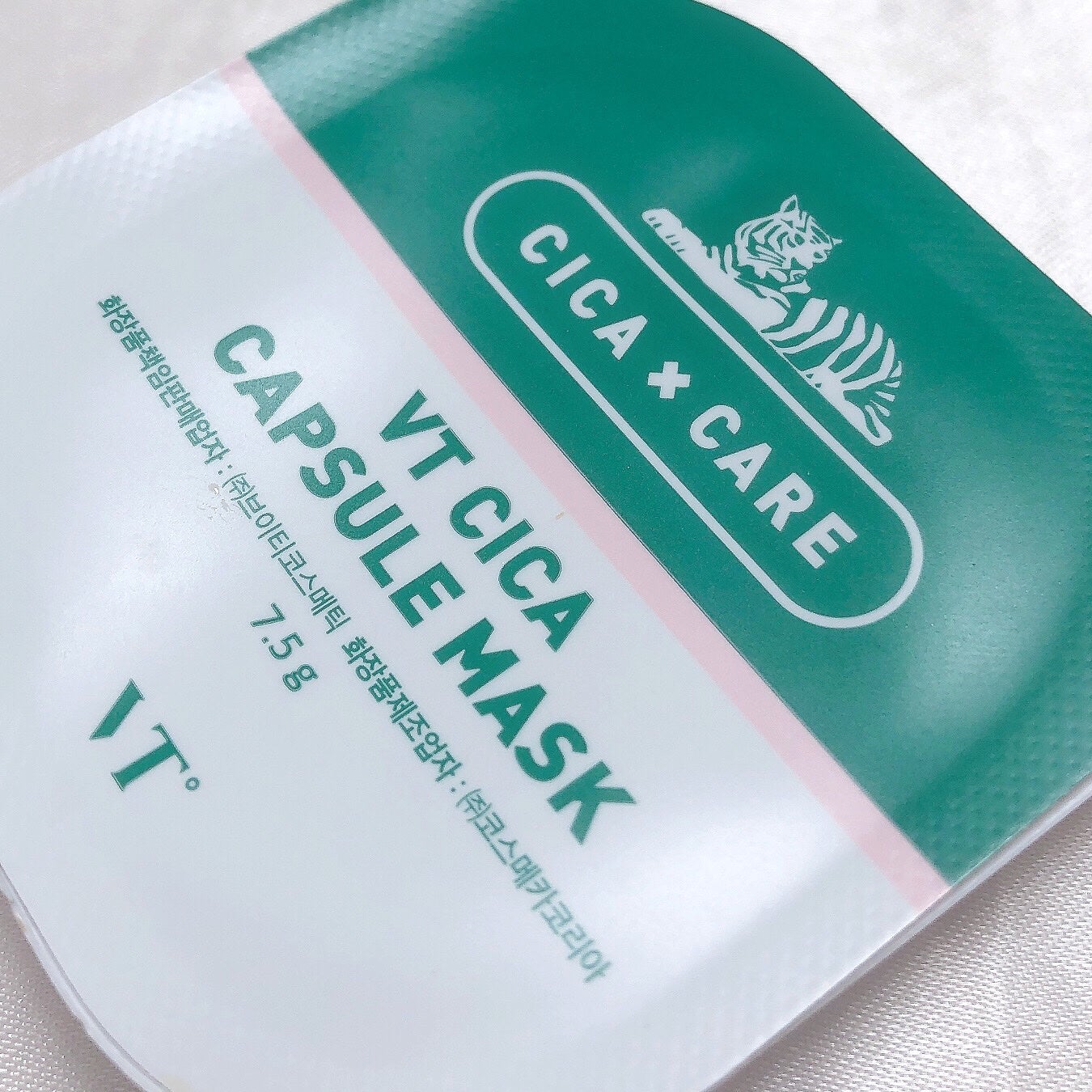 CICA カプセルマスク/VT/洗い流すパック・マスクを使ったクチコミ(4枚目)