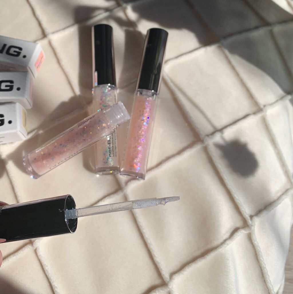  ダズリングアイグリッター/NAMING./リキッドアイシャドウを使ったクチコミ（2枚目）