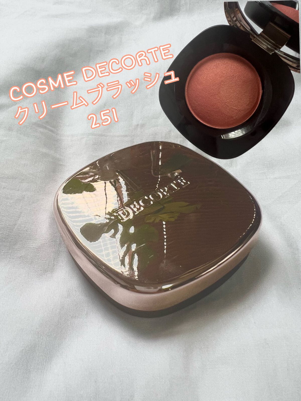 クリーム ブラッシュ/DECORTÉ/ジェル・クリームチークを使ったクチコミ(1枚目)