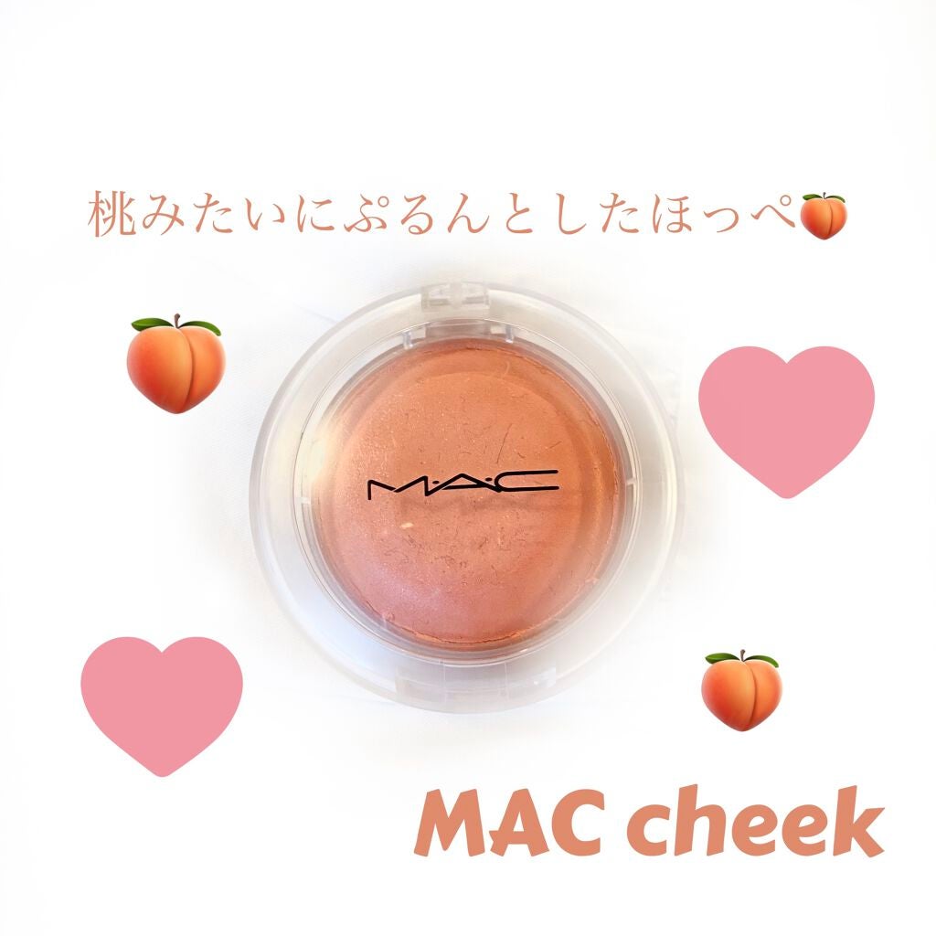 グロー プレイ ブラッシュ/M・A・C/ジェル・クリームチークを使ったクチコミ(1枚目)