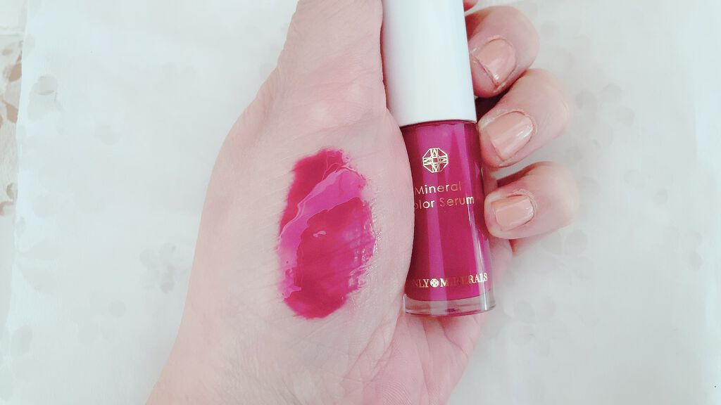 ミネラルカラーセラム 04 プラムベリー/ONLY MINERALS/リップグロスを使ったクチコミ（3枚目）