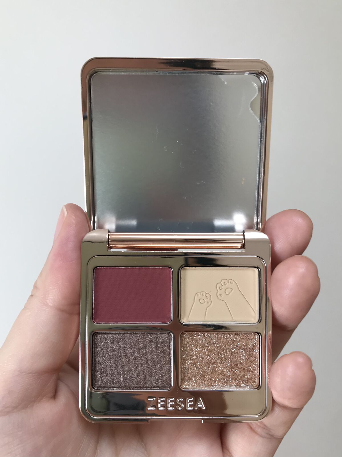 アニマルアイシャドウ(4シェード)/ZEESEA/アイシャドウパレットを使ったクチコミ（3枚目）