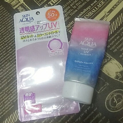 スキンアクア トーンアップUVエッセンス/スキンアクア/日焼け止めクリームを使ったクチコミ(1枚目)