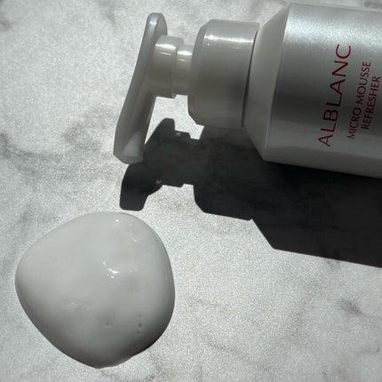 マイクロムース リフレッシャー/ALBLANC/泡洗顔を使ったクチコミ(7枚目)