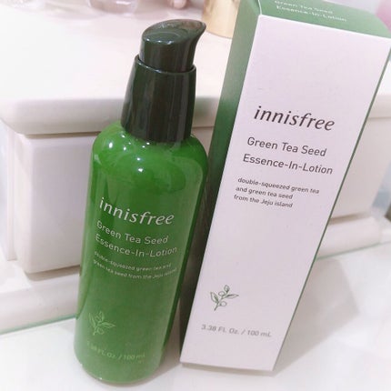 innisfree グリーンティーシード エッセンスインローションのクチコミ「イニスフリー
グリーンティーシード
エッセンスインローション
¥2640(税込)
肌を柔ら.....」(2枚目)