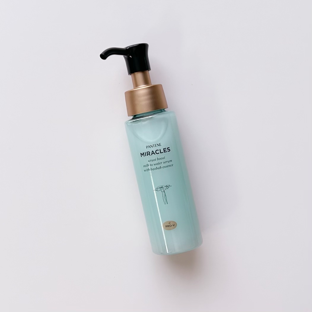 ミラクルズ うるおいブーストミルクウォーターセラム/パンテーン/アウトバストリートメントを使ったクチコミ（1枚目）