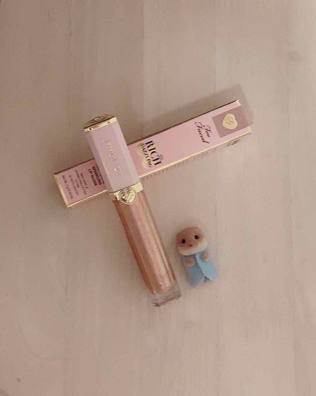 リッチ＆ダズリン ハイシャイン スパークリング リップグロス/Too Faced/リップグロスを使ったクチコミ（1枚目）