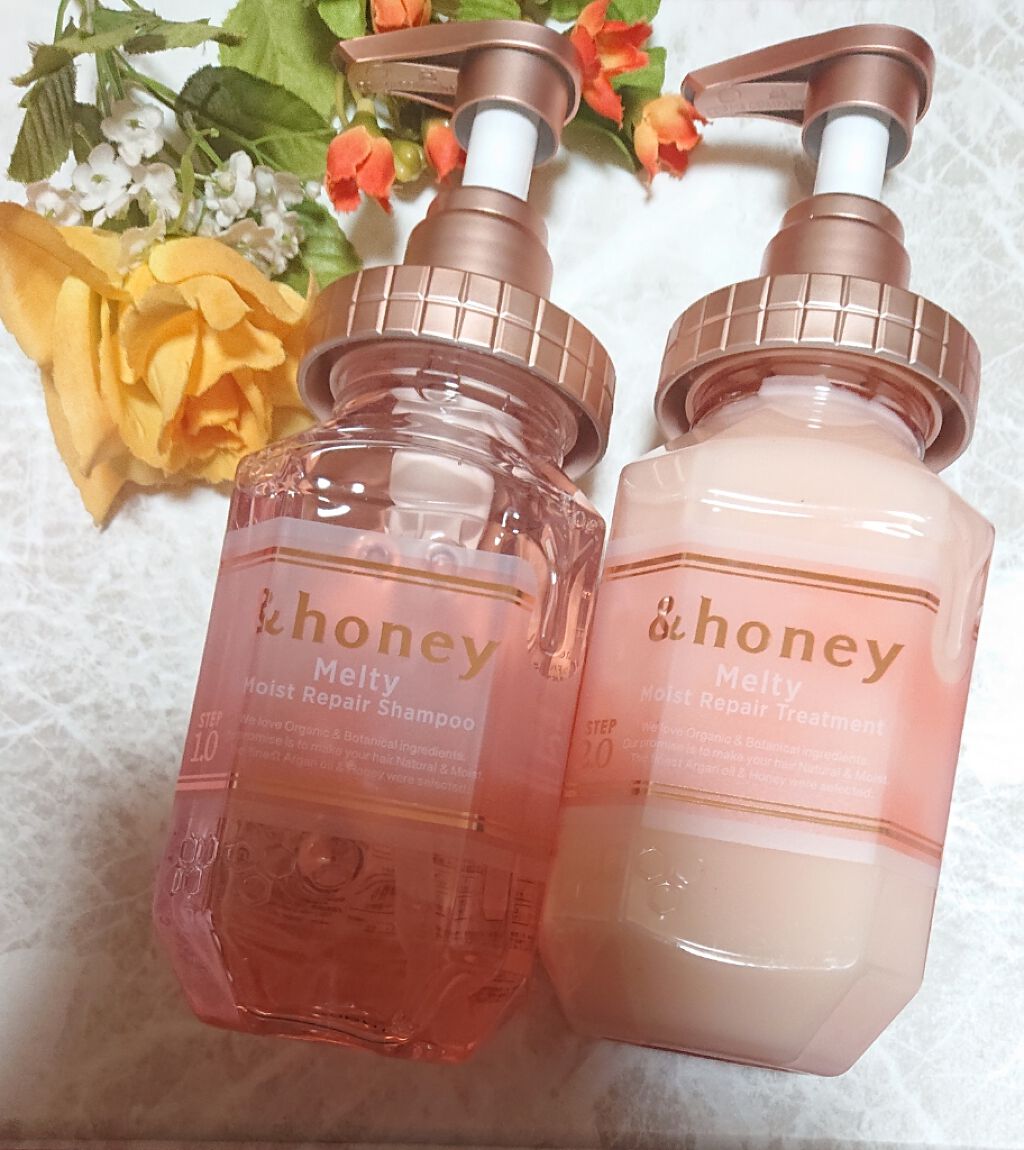 &honey Melty モイストリペア シャンプー1.0／モイストリペア ヘアトリートメント2.0/&honey/市販シャンプー by ir_uuy