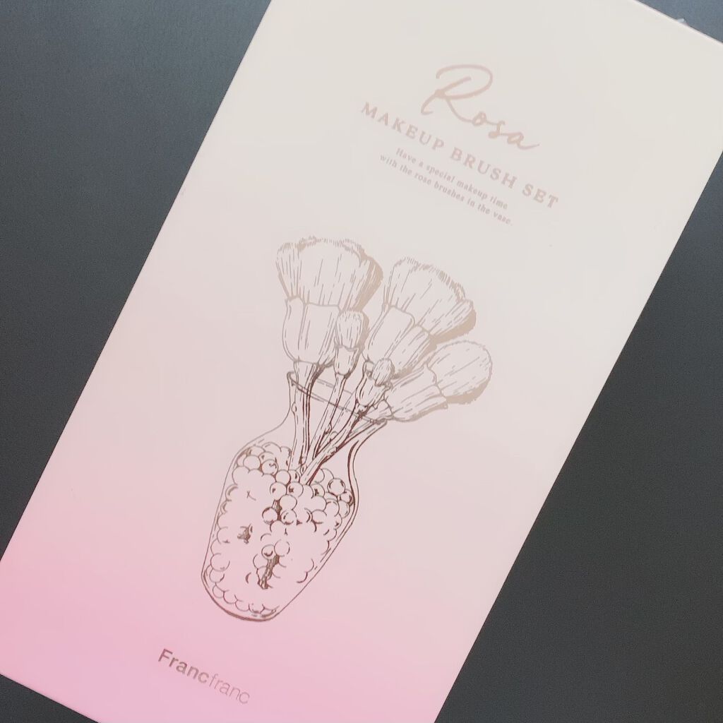 ロッサ メイクアップブラシセット	/フランフラン/メイクブラシを使ったクチコミ（3枚目）