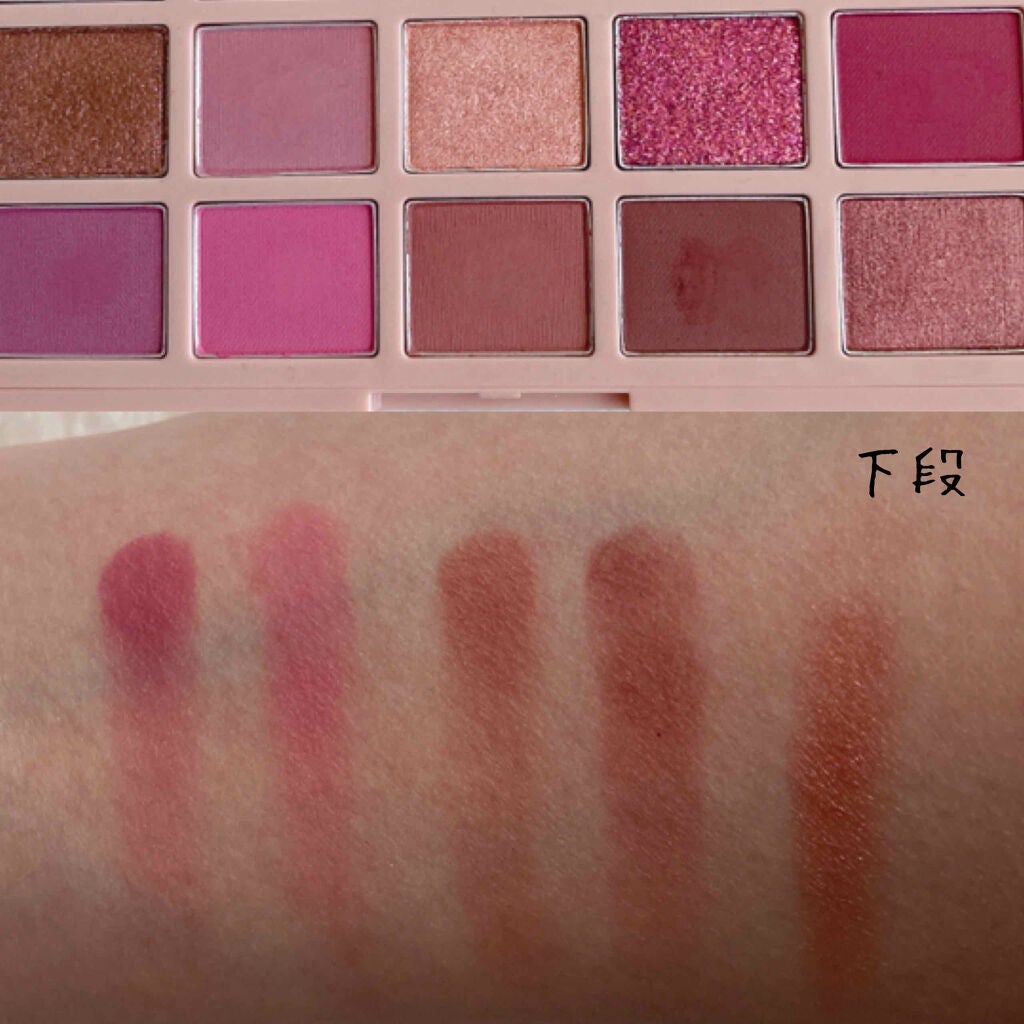 プレイカラーアイパレット ローズボム/ETUDE/アイシャドウパレットを使ったクチコミ(3枚目)