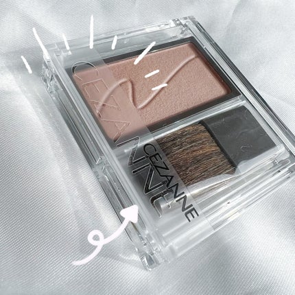 チークブラッシュ/CEZANNE/パウダーチークを使ったクチコミ(3枚目)