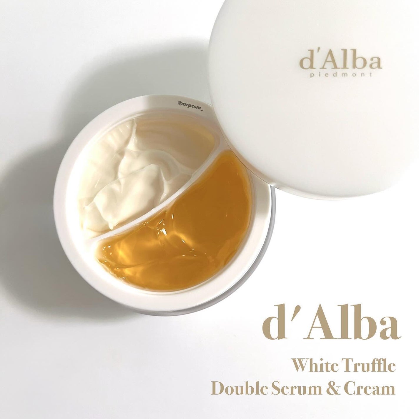 ホワイトトリュフダブルセラムアンドクリーム/ダルバ/フェイスクリームを使ったクチコミ(1枚目)