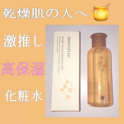 ジンジャーハニー モイストスキン/innisfree/化粧水を使ったクチコミ(1枚目)