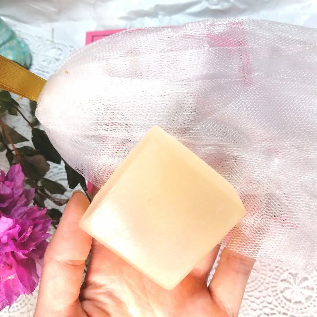 G FLOWER/原末石鹸/洗顔石鹸を使ったクチコミ（3枚目）