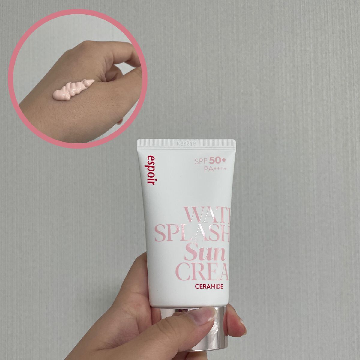 ウォータースプラッシュサンクリーム セラミド/espoir/日焼け止めクリームを使ったクチコミ（2枚目）
