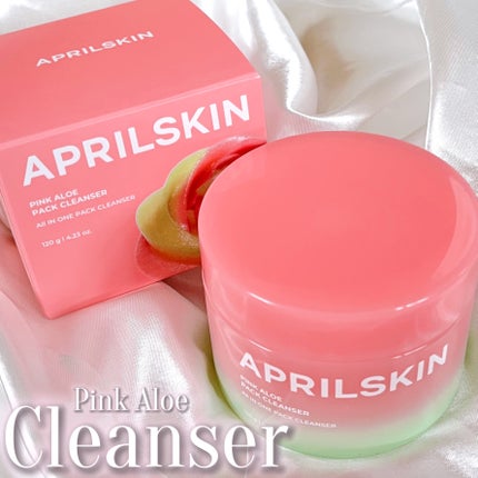 ピンクアロエメレンゲクレンザー/APRILSKIN/その他洗顔料を使ったクチコミ(1枚目)