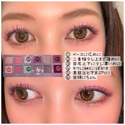 エクスプローラ12色 動物アイシャドウパレット/PERFECT DIARY/アイシャドウパレットを使ったクチコミ(2枚目)