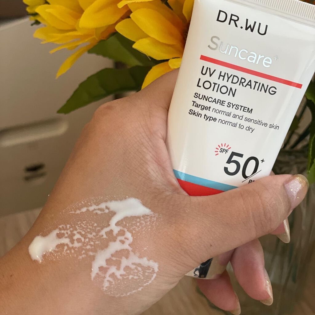 DR.WU サンスクリーン+  モイスト日焼け止め＜日焼け止め＞のクチコミ「ずっと気になってた台湾コスメ✨
@drwu_skincare.japan 
✔️サンスクリーン.....」（2枚目）