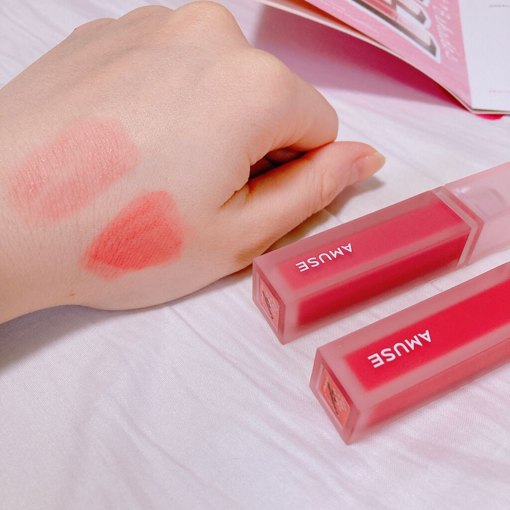 デュー ベルベット/AMUSE/口紅を使ったクチコミ(3枚目)