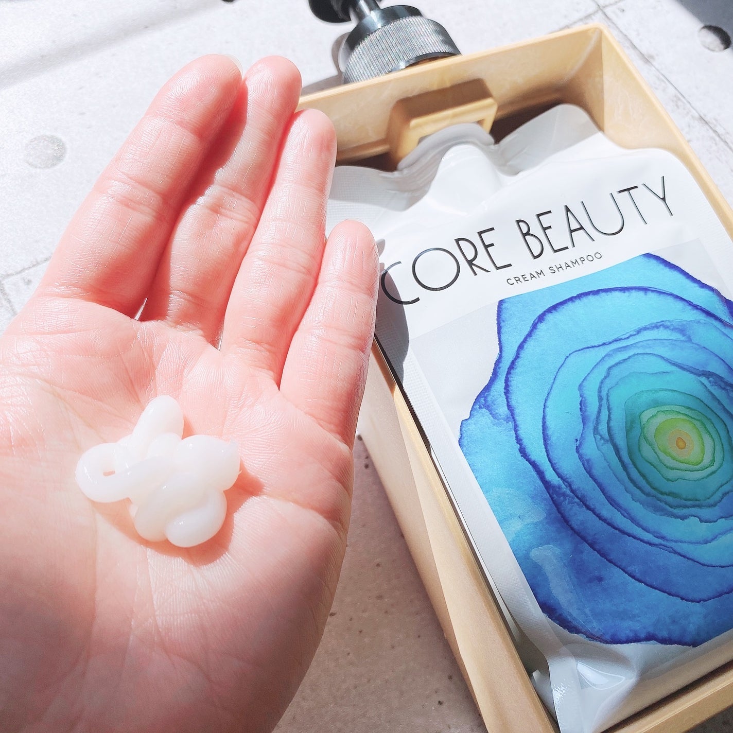 クリームシャンプー/CORE BEAUTY/市販シャンプーを使ったクチコミ(2枚目)