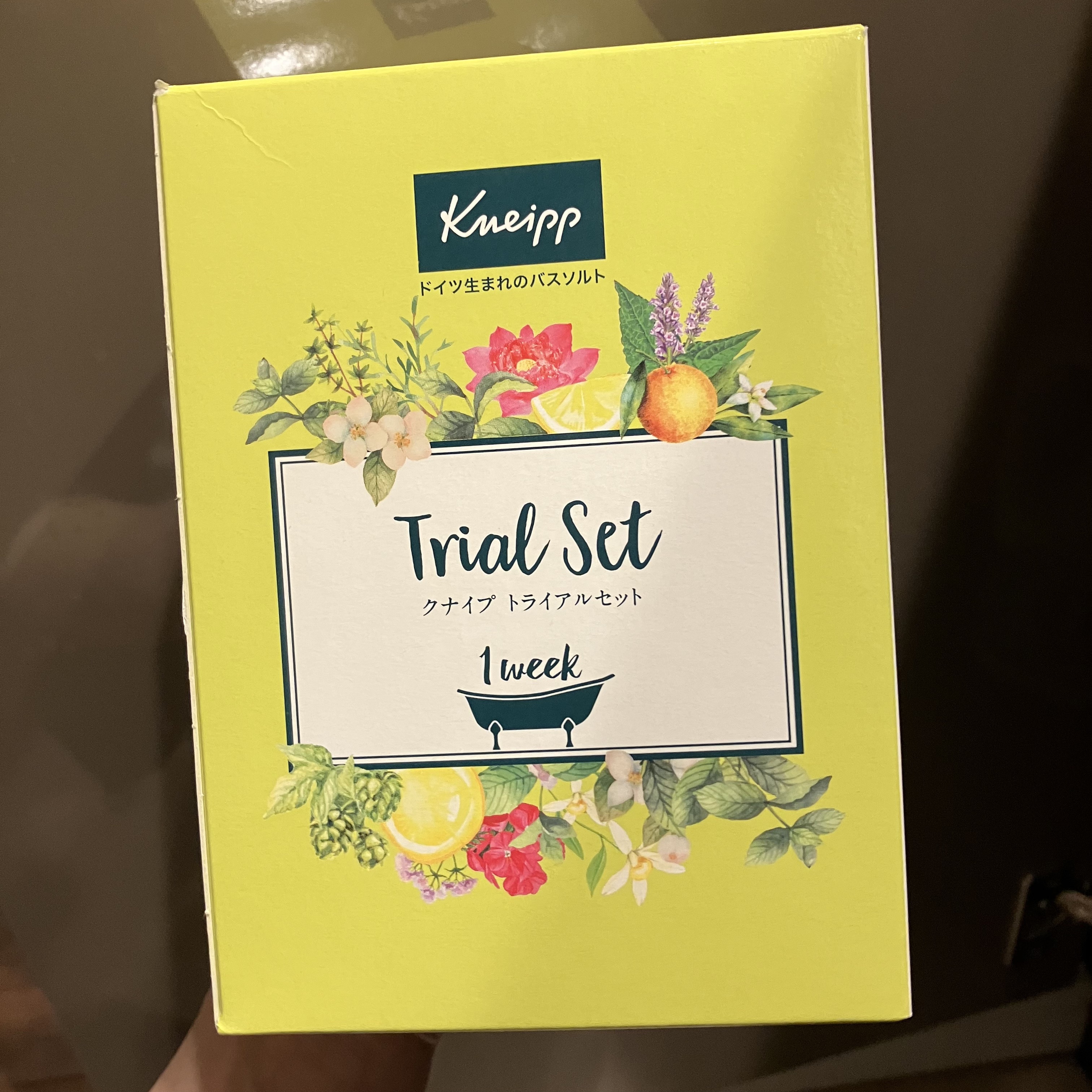 バスソルト トライアルセット/クナイプ/無機塩系入浴剤を使ったクチコミ（1枚目）