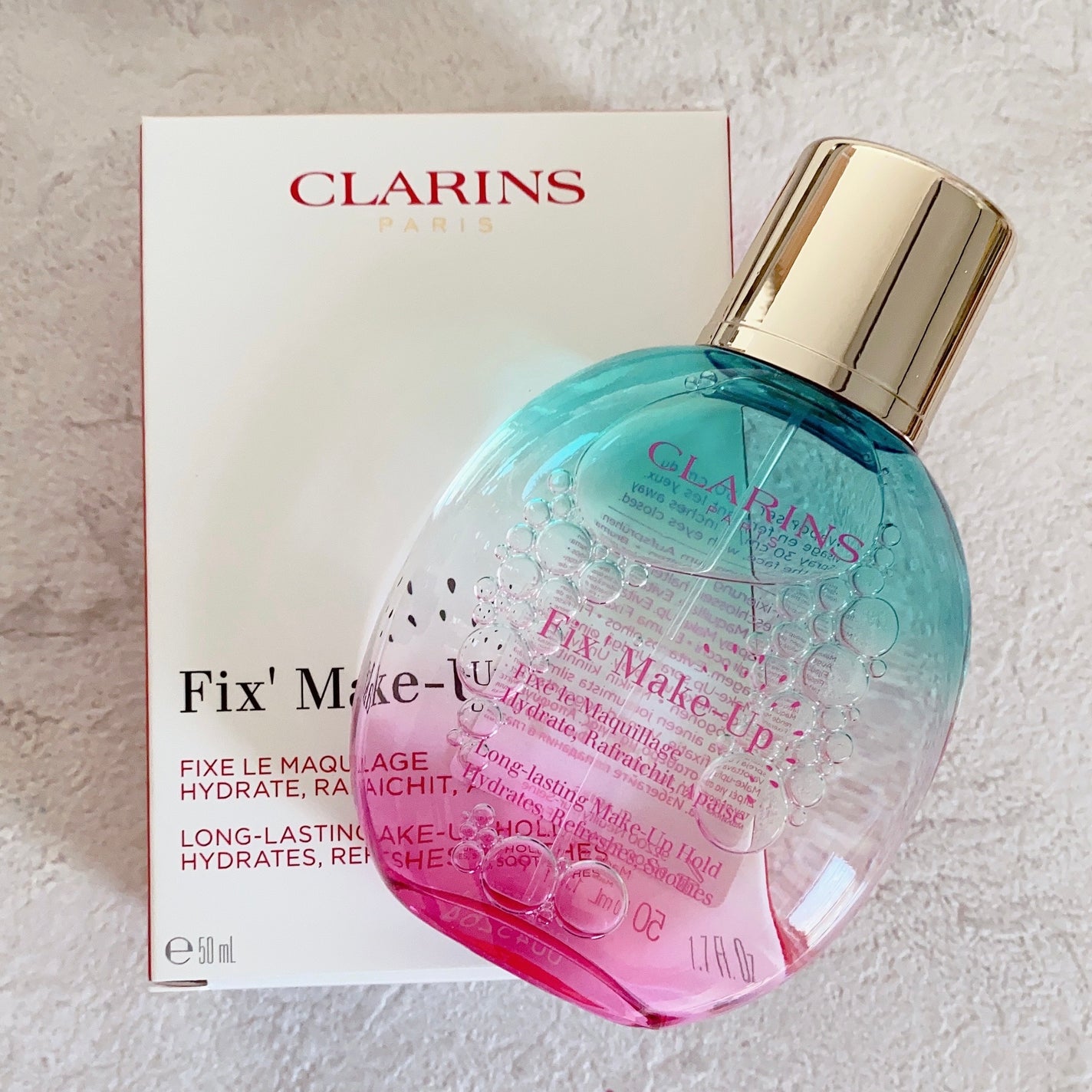 フィックス メイクアップ/CLARINS/ミスト状化粧水を使ったクチコミ(2枚目)