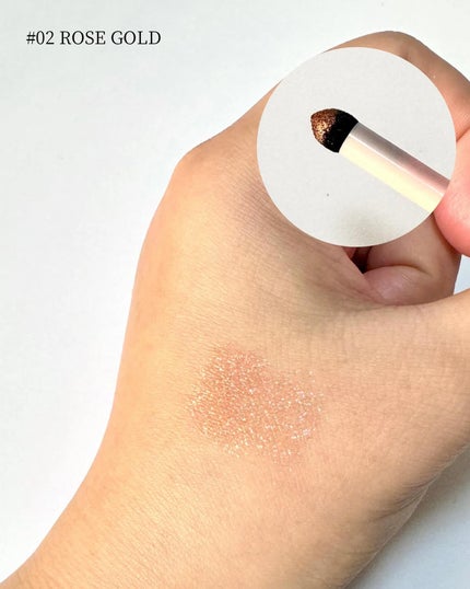 ブリンクリームパウダーシャドウ/BLING GLOW/単色アイシャドウを使ったクチコミ(5枚目)